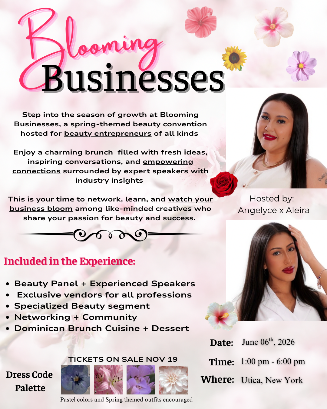 Blooming Businesses Ticket